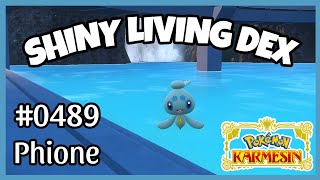 0489 Phione - Pokémon Karmesin & Purpur - Shiny Living Dex