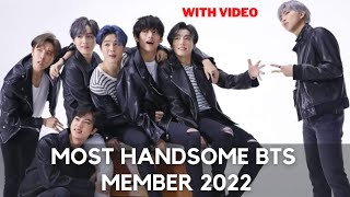 Most Handsome BTS Member 2022 (BTS Handsome Member 2022)