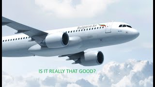 Flying Bulgaria Air's Airbus A220-300 and Embraer E190, comparing them and seeing which is better