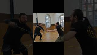 Short assault rapier and dagger #shorts #stage #rapier #fight