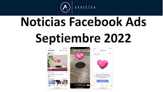 Noticias Facebook Ads e Instagram Ads Septiembre 2022