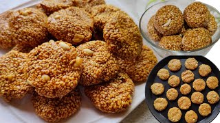 Til Ke Ladoo, Gajak | Winter Special Gajak, Laddu | Til Gud peanut laddu | Flavours Touch