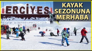 ERCİYES KAYAK SEZONU AÇILDI