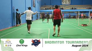 Men's Doubles Match 31  Chai Kings Badminton Tournament #2