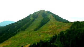 Полетайте со мной над горами Британской Колумбии! Горнолыжный курорт Red Mountains, Rossland, BC