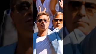 Питт и Клуни продолжают кайфовать в Венеции #shorts #bradpitt #georgeclooney #venicefilmfestival2024