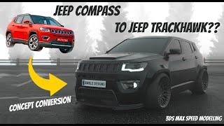 Jeep Compass to Jeep Trackhawk concept conversion | Speed Modelling | Bimble Designs.