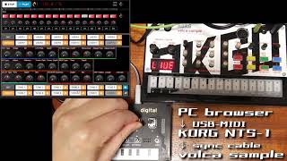 KORG NTS-1 and volca sample Jam Take 2