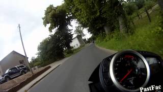 Bike Crash Kawasaki Z750R Honda CB1300 accident full