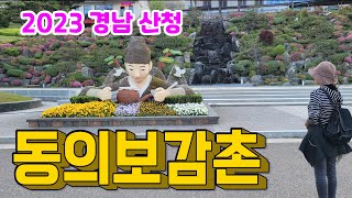 치유와 힐링의 관광명소로 각광받는 동의보감촌, 산청한방테마파크는 무릉교 출렁다리, 동의전, 미로공원등 볼거리와 체험거리가 가득