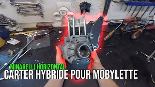 COMMENT J'AI DÉCOUPER MES CARTER DE NITRO (minarelli horizontal) POUR MOBYLETTE !