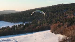 Zimowe Bieszczady okiem lotnika