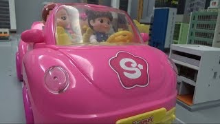 콩순이 분홍색 피크닉카 장난감 Kongsuni Pink Picnic Car Toys