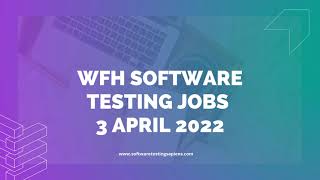 Work From Home Jobs Software Testing | Freshers & Experienced | Software Testing Sapiens