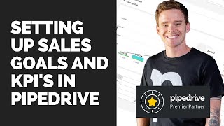 Setting up sales goals and KPI's in Pipedrive