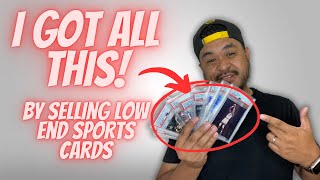 I Got ALL OF THESE CARDS By Selling LOW END SPORTS CARDS!