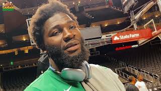 Neemias Queta EXCLUSIVE Interview Before 1st Celtics Start