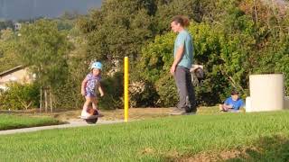 2020 August onewheel family playing at the Big Park by froggy