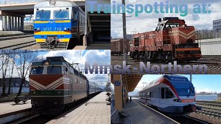 Trainspotting at: Minsk-Northern, Minsk city, Belarus 04/04/2021