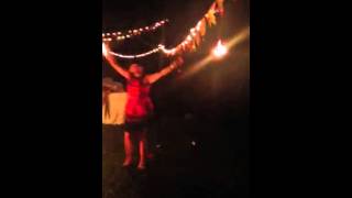 Fire spinning Fail