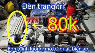 24 tháng 4, 2022 Đèn trang trí, Quạt 220v, biến áp cách ly, bơm định lượng, hàng bãi nhật giá rẻ