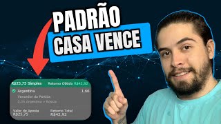 Super 🤑 Padrão Casa Vence - Futebol Virtual Bet365