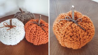 Rustic Crochet Pumpkins - Beginner Friendly (Free Crochet Pattern)