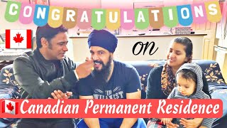 Congratulations For your Canadian  🇨🇦 PERMANENT RESIDENCE DEAR JAGJIT & FAMILY