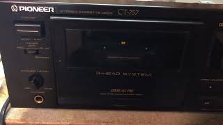 Pioneer CT-757 Cassette Deck after repair