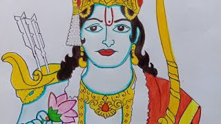 drawing of lord rama easy 🙏🙏🙏💖💖👍👍#shorts #shortvideo #viralvideo