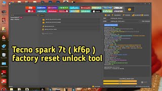 Tecno spark 7t ( kf6p ) factory reset unlock tool