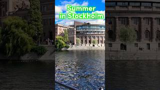 Summer in Stockholm City🇸🇪 #stockholm #summerinsweden #citywalks #stockholmsweden #travelsweden