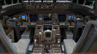 [FSX] PMDG 777-300ER | Abu Dhabi (OMAA) to Mumbai (VABB) Part 1