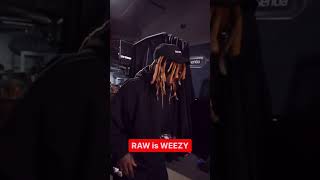 Lil Wayne backstage at WWE's "Monday Night Raw" 4/1 episode