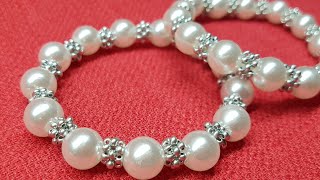 Pearl bracelet/Bead bracelet/how to make a bracelet/Жемчужный браслет/Браслет из бусин/как сделать