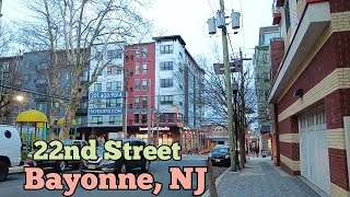 Walking on 22nd Street in Bayonne, New Jersey, USA | From near Newark Bay to Route 440