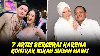 Pantesan kawin cerai, Deretan Artis bercerai akibat Kontrak Pernikahan Sudah Habis