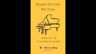 Piano Studio Recital