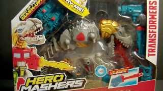 Transformers Hero Mashers GRIMLOCK toy review.