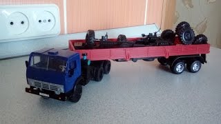 Камаз-4310 начало конверсии (Седельный тягач) "Элекон" 1:43