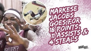 KANSAS BOUND Markese Jacobs THROWS DOWN Alley-Oop + Records DBL-DBL! | Mars Reel