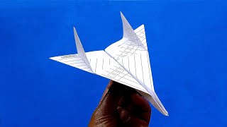 Tutorial membuat pesawat jet tempur dari kertas | Paper jet plane