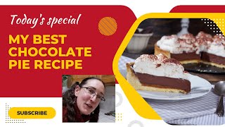 Easy Homemade Chocolate Pie Recipe