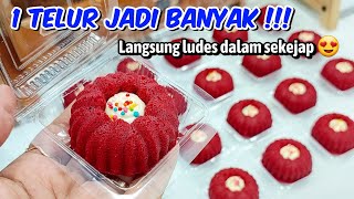 Banyak yg ngga percaya kalau ini cuma pakai 1 telur‼️karna katanya enak banget🤤😍#resepbolu #resep