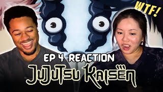 Sukuna DESTROYED HIM! | Girlfriend Reacts To *Jujutsu Kaisen* Ep 4 REACTION