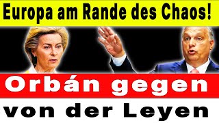 🔴 Orbán STELLTE von der Leyen DIREKT im Europäischen Parlament bloß!