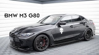 BMW M3 G80 | Maxton Design Splitter Set | Presentation #287