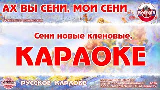 Караоке - "Ах вы сени, мои сени" | Русская Народная Песня на RetroTv