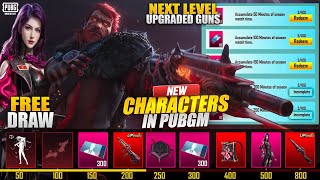 OMG 😱 New Character In Here | Next Level Upgraded Guns | Free Draw | Pubgm