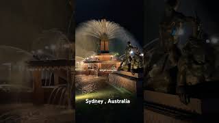 The Archibald Fountain #shorts #sydney #vacation #australia